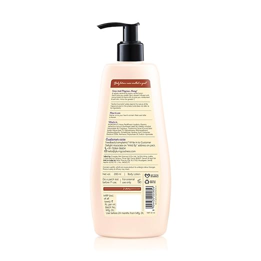 Plum BodyLovin' Vanilla Caramello Body Lotion | Cocoa Butter & Vitamin B5 for Deep Moisturization | Non-Greasy | Soft & Glowing Skin | for Dry to Very Dry Skin | Warm & Cozy Vanilla Fragrance – 200ml