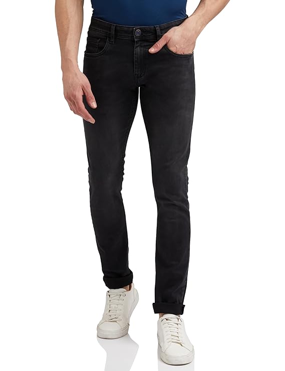 Peter England Men Mid Rise Premium Skinny Fit Stretchable Jeans