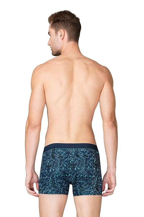 Van Heusen Men Breathable AIR Series Active Trunks - Polyamide Elastane - Swift Dry, 4-Way Stretch_40048_Blue APM02_L