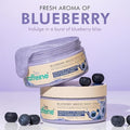 mCaffeine Blueberry Blast Detan & Cleanse Duo for Glowing Skin| Deep Cleanses, Exfoliates, Nourishes | Womens Day Gift Kit for Friends & Family Blueberry Body Wash - 300ml & Bluberry Scrub - 175 g | Fruity Blueberry Aroma for Men & Women