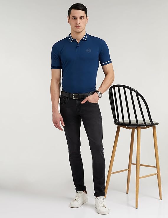 Peter England Men Mid Rise Premium Skinny Fit Stretchable Jeans